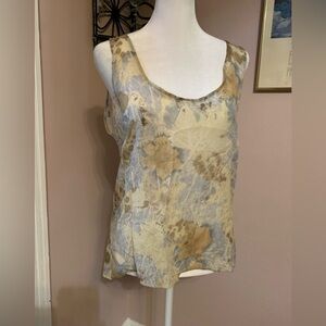 Zara Women's Floral Tank Top feminine flirty spring summer vacation